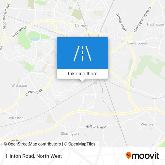 Hinton Road map