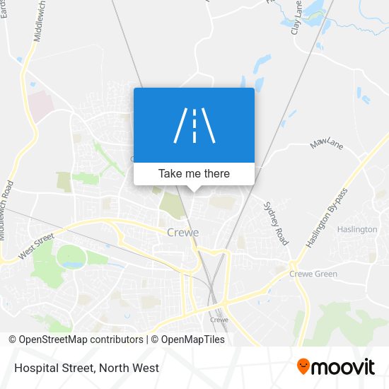 Hospital Street map