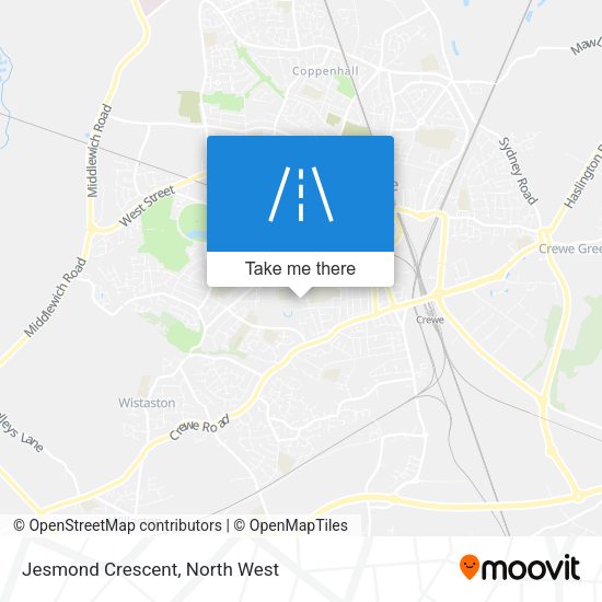 Jesmond Crescent map