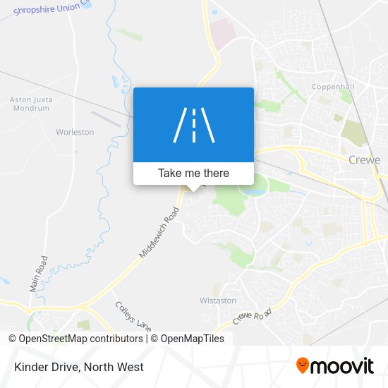 Kinder Drive map