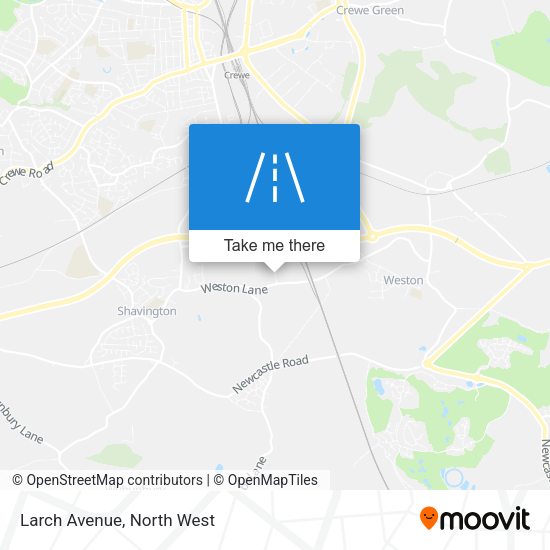 Larch Avenue map