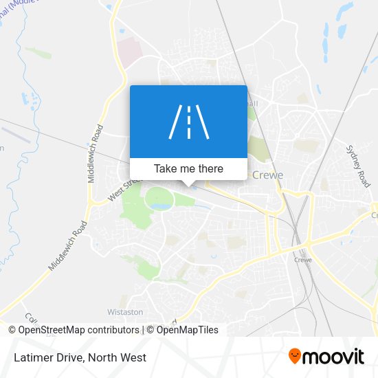 Latimer Drive map