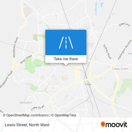 Lewis Street map