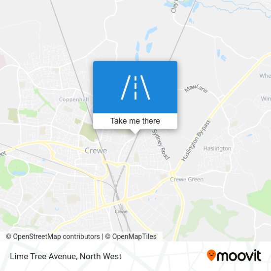 Lime  Tree Avenue map