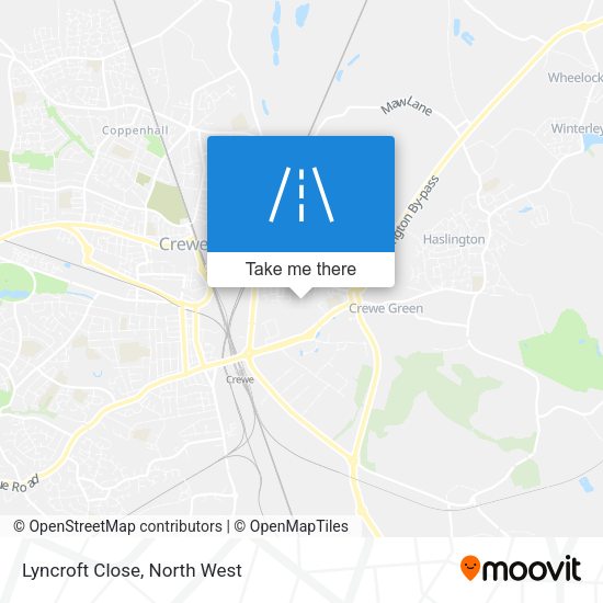 Lyncroft Close map
