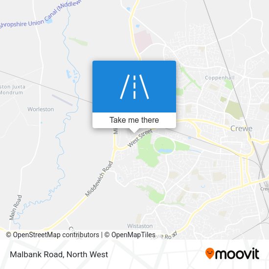Malbank Road map