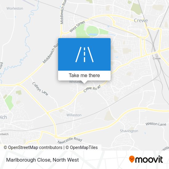 Marlborough Close map