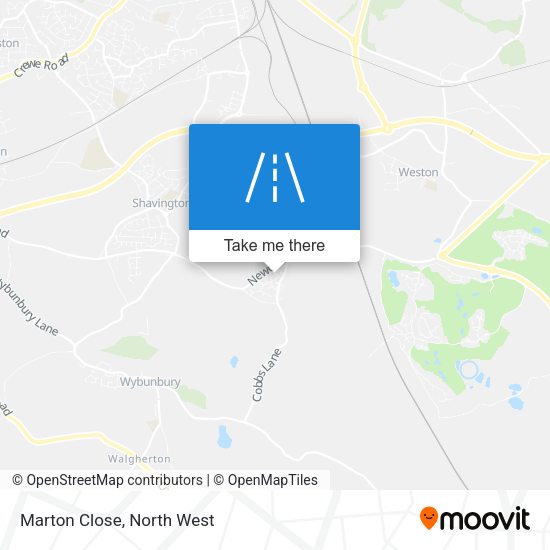 Marton Close map