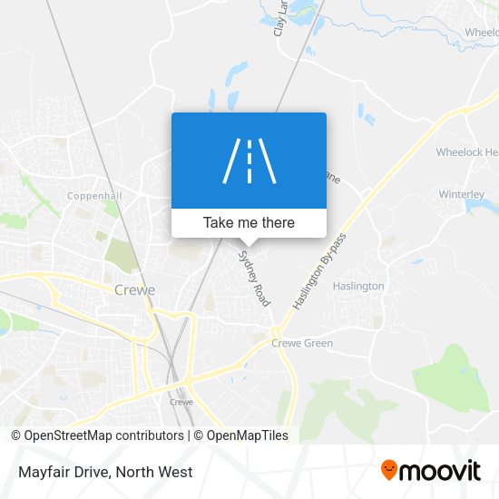 Mayfair Drive map