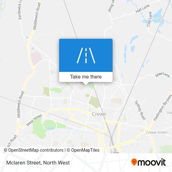 Mclaren Street map