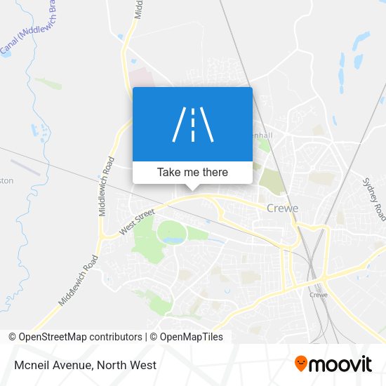 Mcneil Avenue map