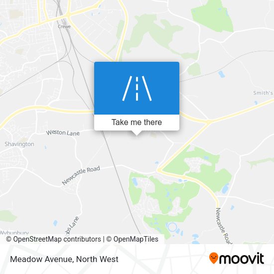 Meadow Avenue map