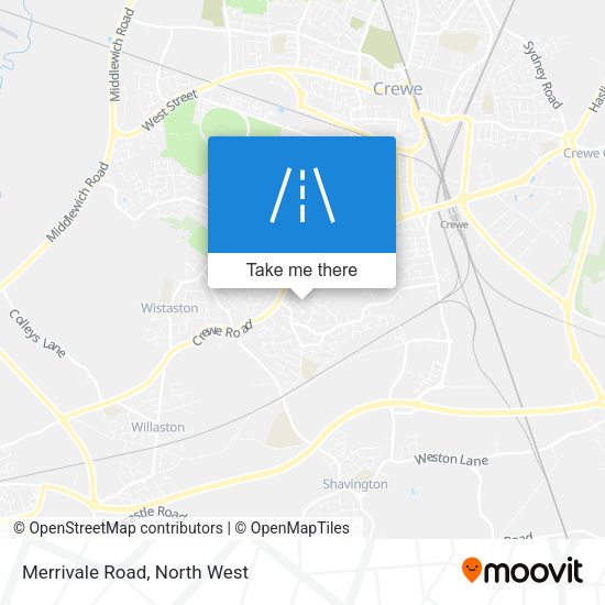 Merrivale Road map