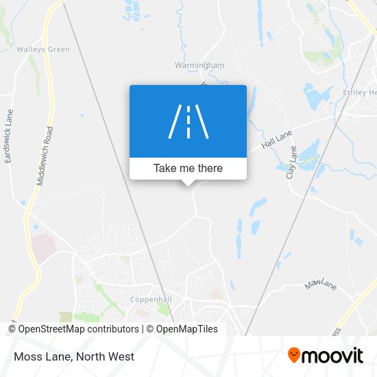 Moss Lane map