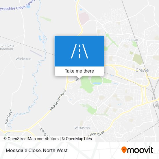 Mossdale Close map