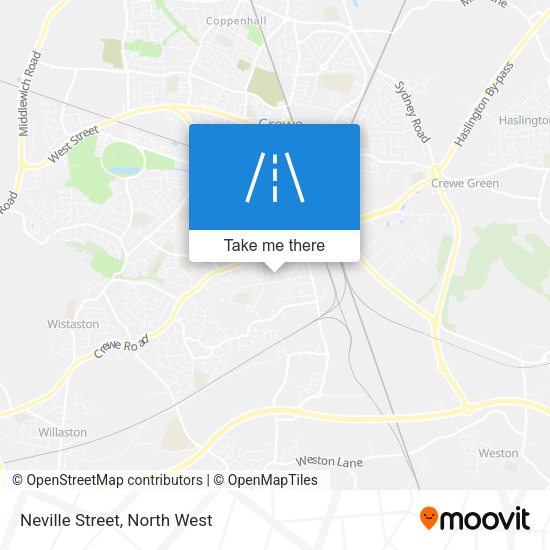 Neville Street map