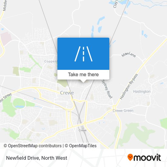 Newfield Drive map