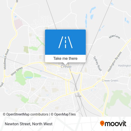 Newton Street map