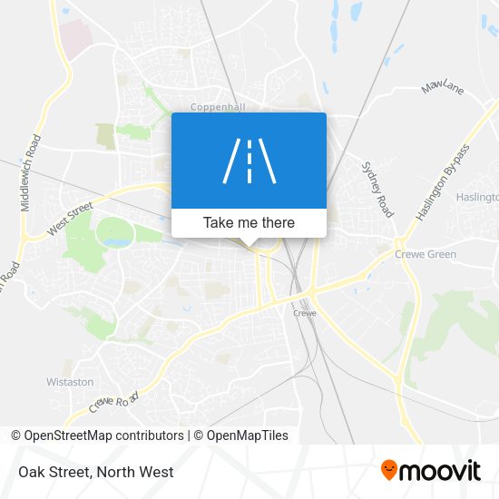 Oak Street map