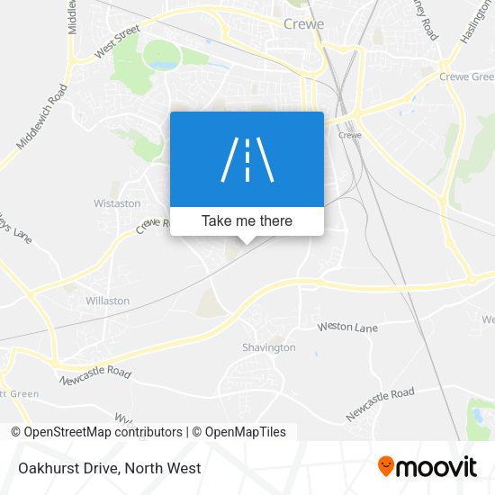 Oakhurst Drive map