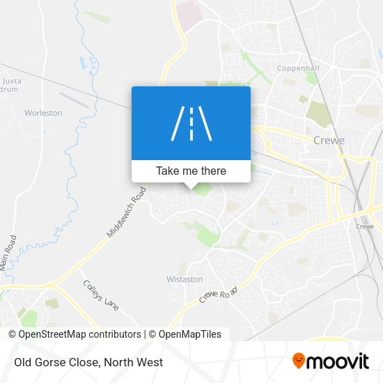 Old Gorse Close map