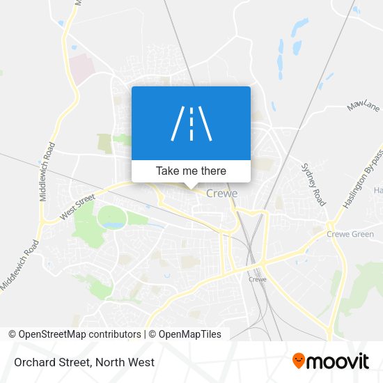 Orchard Street map