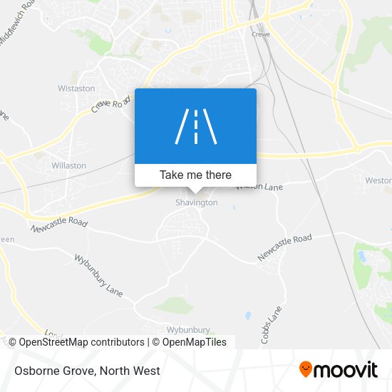 Osborne Grove map