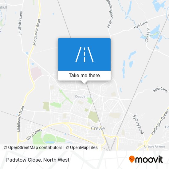 Padstow Close map