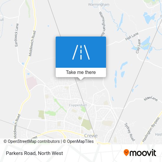 Parkers Road map