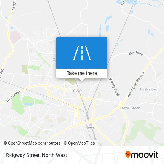 Ridgway Street map