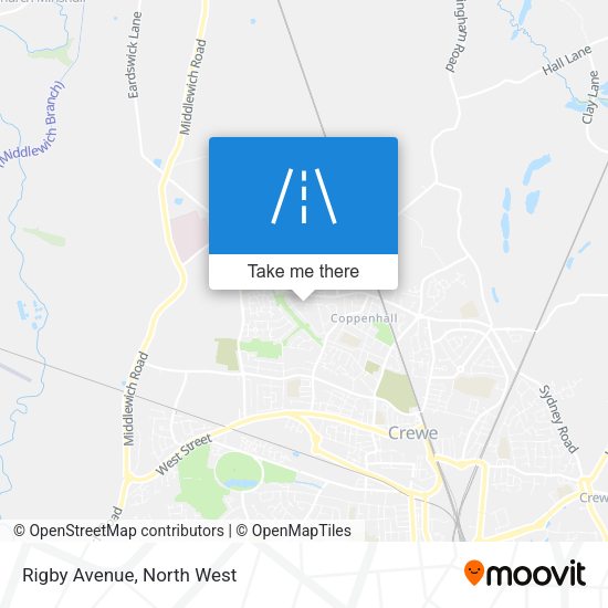 Rigby Avenue map