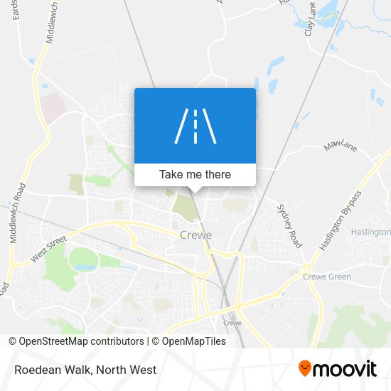 Roedean Walk map