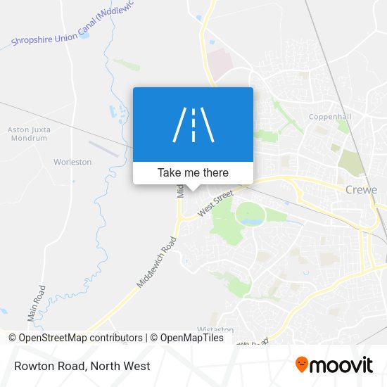 Rowton Road map