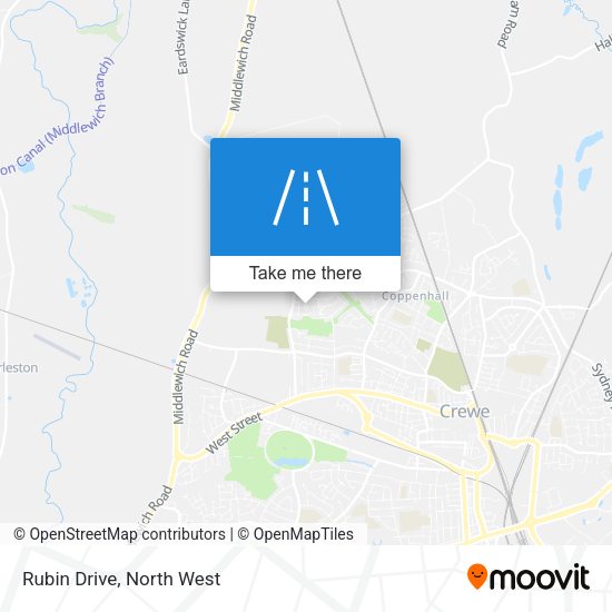 Rubin Drive map
