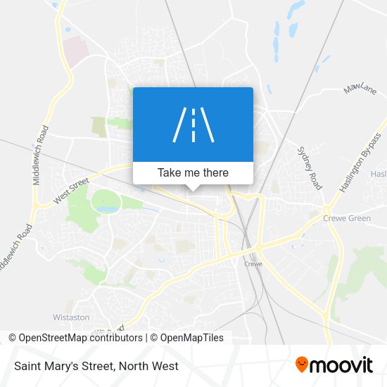 Saint Mary's Street map