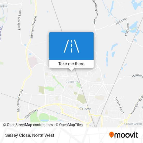 Selsey Close map