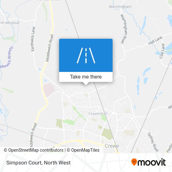 Simpson Court map