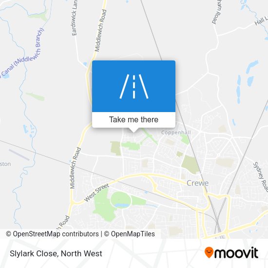 Slylark Close map