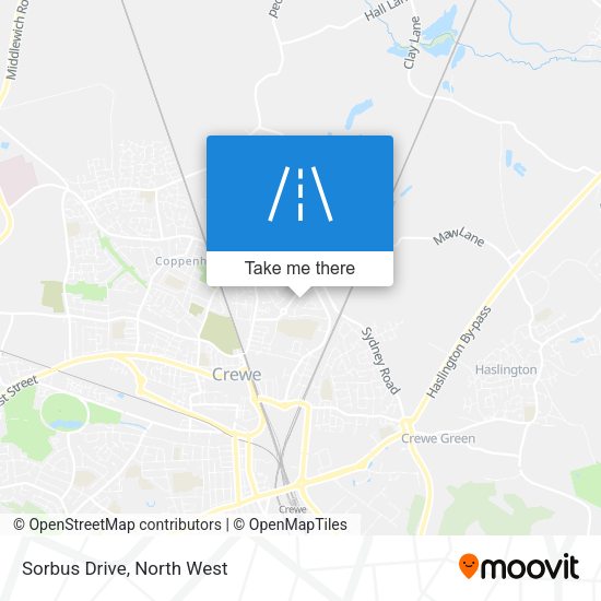 Sorbus Drive map