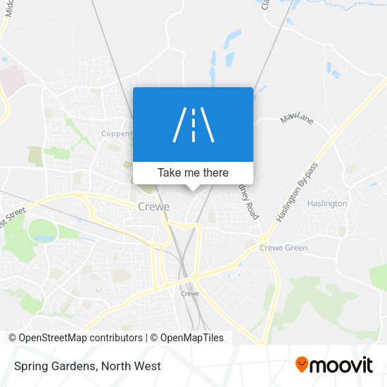 Spring Gardens map
