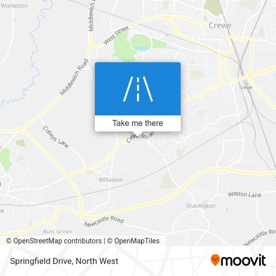 Springfield Drive map