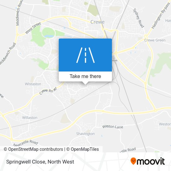 Springwell Close map