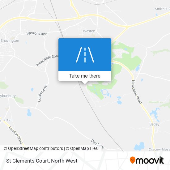 St Clements Court map