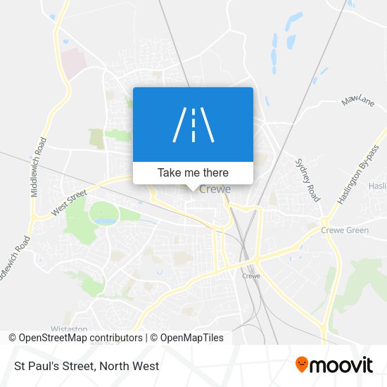 St Paul's Street map