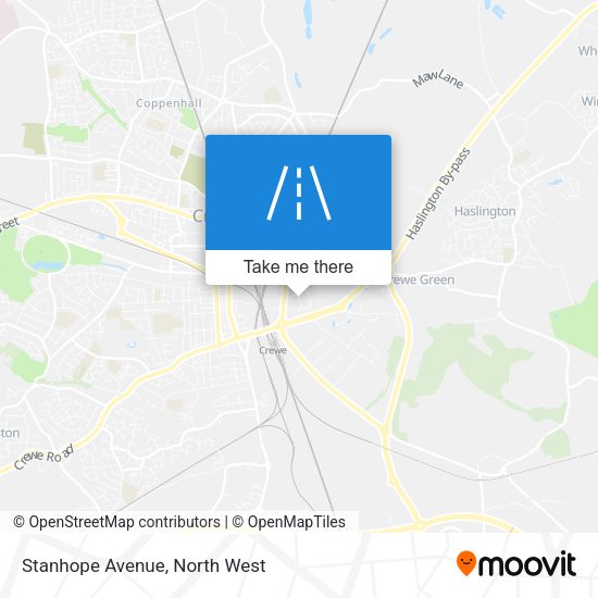 Stanhope Avenue map