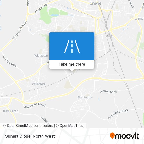 Sunart Close map
