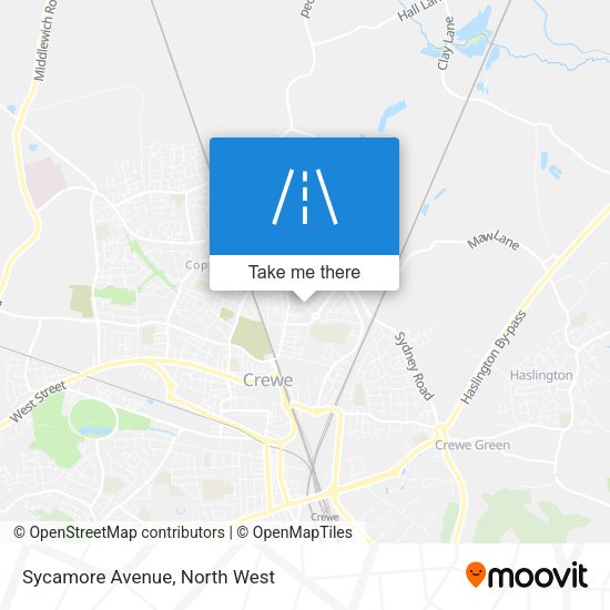 Sycamore Avenue map