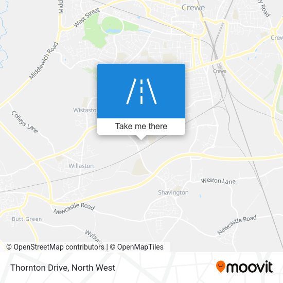 Thornton Drive map