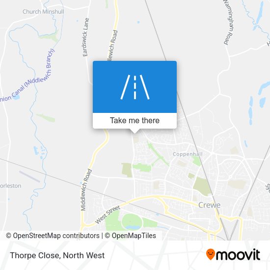 Thorpe Close map