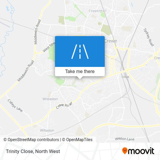 Trinity Close map